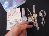 FIVE WOMENS WATCHES