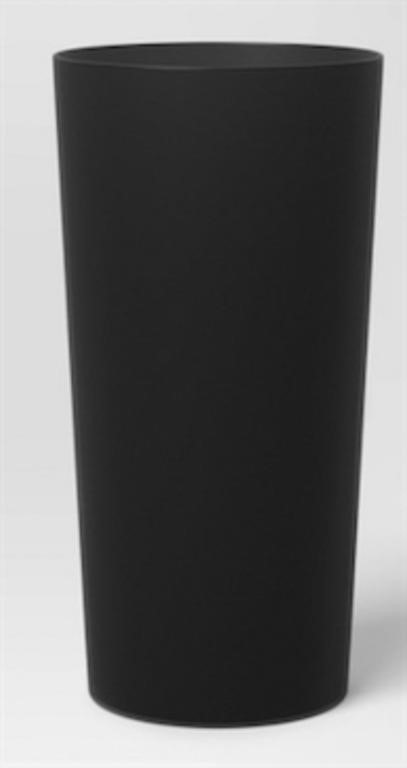 26 fl oz Plastic Tall Tumbler Black