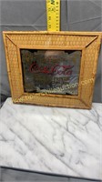 Cocacola advertosing in bamboo frame