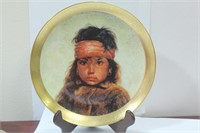 Native American Motif Collector's Plate by Perillo