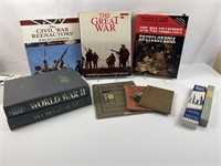 Civil War, WWII and vintage books