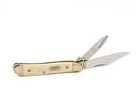 Rare Case Imitation Ivory I220 2-Blade Knife