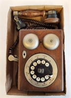 1970s Western Electric Old Time Wall Telephone