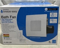 Bath Fan With Selectable Led Lighting