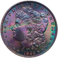 $1 1885 PCGS MS64 CAC