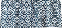 $22  Valances  53 x 13 Inches  Blue and White Prin