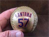 Collectable Santana 57 baseball Mets see photo