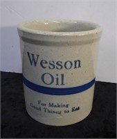 5" H Wesson Oil Crock