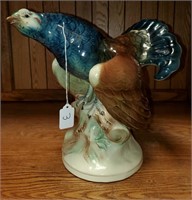 H- Large Cortendorf Porcelain Bird Figurine as-is