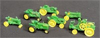 John Deere Diecast Metal Tractors