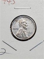 Uncirculated 1943 Steel Wheat Penny