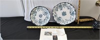 ROYAL BONN Plate and serving plate. 1888-1920