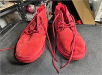 UGG red sneakers soft interior, size 11, s/n 3236