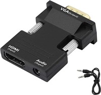HDMI to VGA Adapter with Audio 1080P HDMI Female t