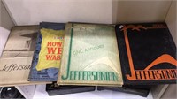 3 Jeffersonian yearbooks, 1956, 1959, 1960,