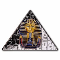 2023 S. Leone 1 Oz Silver King Tut Pyramid Coin