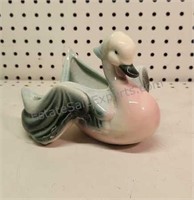 Vintage Hull Pink & Blue Swan