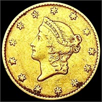 1849 Rare Gold Dollar NEARLY UNCIRCULATED