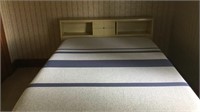 Blonde double bed