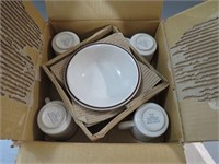 20 PC. STONEWARE OVEN PROOF DISHES