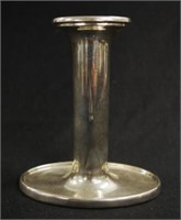 George VI sterling silver candlestick