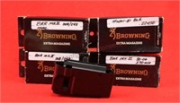 (4) Mixed Browning Rifle Magazines