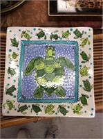 Decorative turtle dish