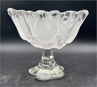 Vintage Mikasa Tulips Footed Bowl Made In Germany