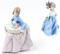 Lot of 2 Lladro /NAO Porcelain Figurines