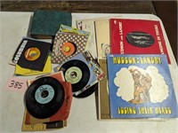 Old 45's and 33 Records