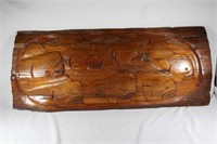 Pecky Cypress Wood Carving - Fish