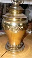 Oriental Brass Table Lamp