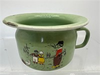 Antique enamelware cup or bowl