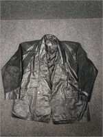 Preston &  York leather coat, adult size large