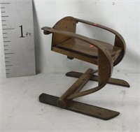 Vintage Wooden Potty Chair