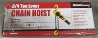 Haul Master 3/4 ton lever chain hoist in sealed