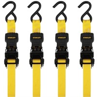 $24  1in x 12ft / 1500lb Ratchet Straps (4 Pack)