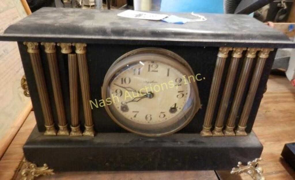 mantel clock-as found