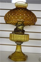ELECTRIC OIL LAMP WITH SHADE 19"