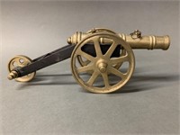 Old Brass Army Cannon