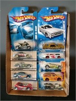 Flat of Hot Wheels