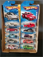 Flat of Hot Wheels