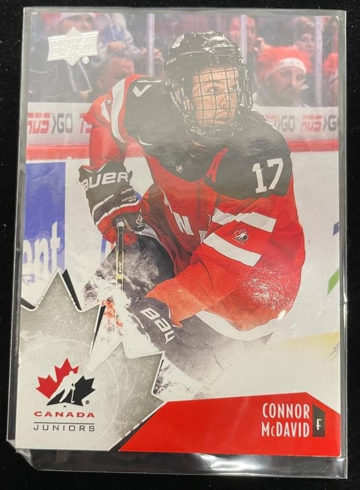 Connor McDavid Upper Deck Canada Jrs.