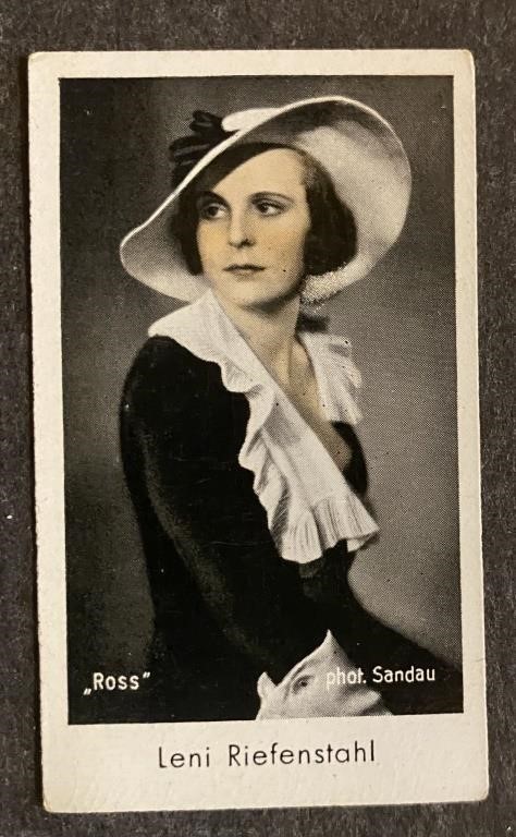 LENI RIEFENSTAHL: CAID Tobacco Card (1934)