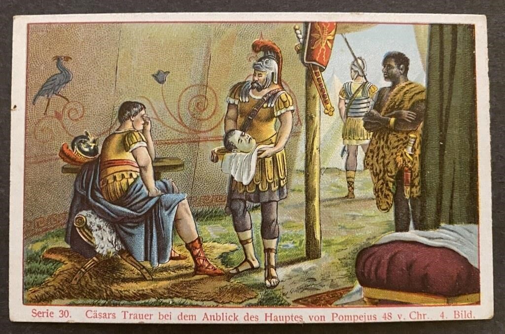 JULIUS CAESAR: Victorian DARBOVEN COFFEE Card