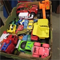 BOX OF TOY CARS