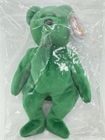 RARE Retired Ty Beanie Baby Erin Green Clover 1997