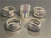 AMAZING SILVER PLATED  RINGS