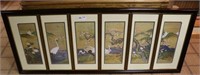 Frame of 6 Oriental Prints