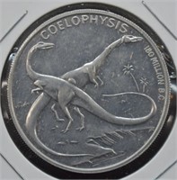 Vintage Dinosaur Family Tree Coin